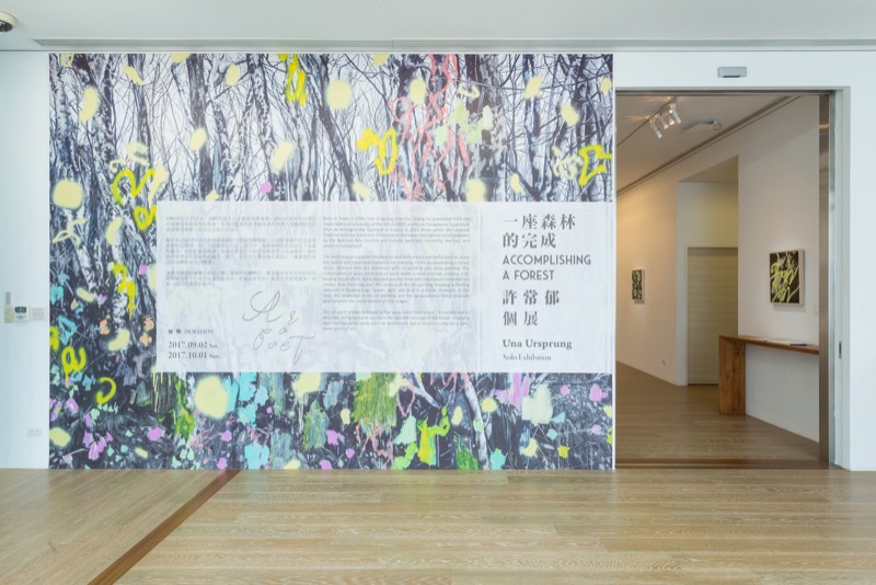 Exhibition view, Accomplishing a Forest, 2017
