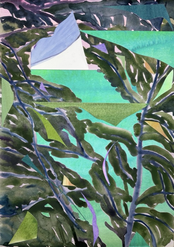 The Mountain Beyond the Foliage